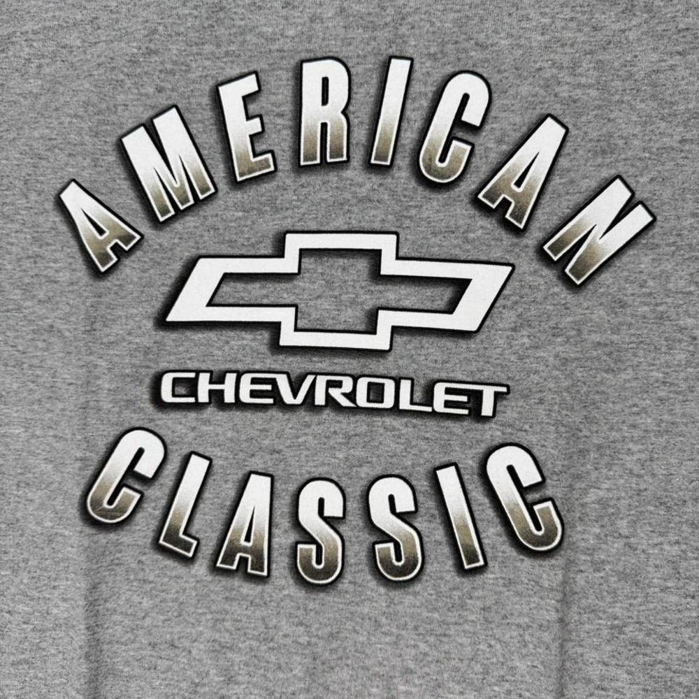 Chevrolet American Classic Graphic T Shirt Grey Size M GM Licensed - Picture 5 of 6